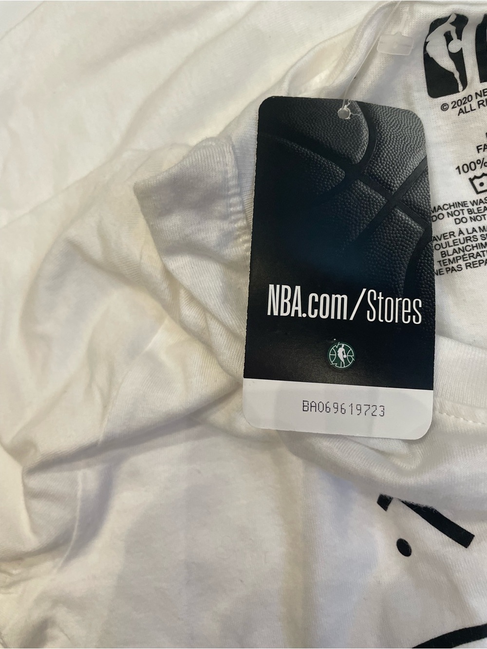 NBA Toronto Raptors White and Black Script Tee - Picture 5 of 5